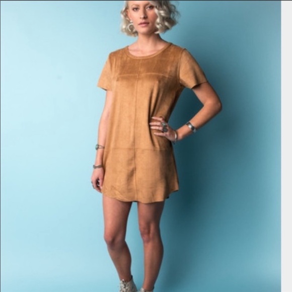 Minkpink faux suede shirt dress - Picture 4 of 9